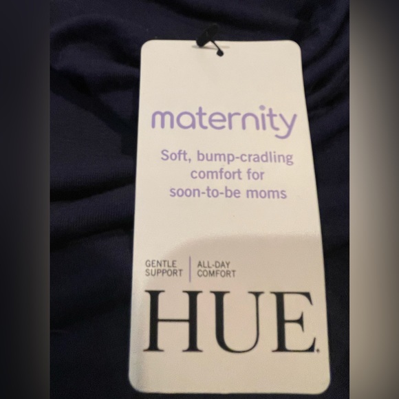 HUE Womens Ultra Soft Denim Maternity Skimmer Leggings Size XS - $50 - NWT - Picture 2 of 6